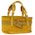 FENDI Zucca Canvas Hand Bag Yellow Auth ac2820  ref.1320861