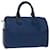 Louis Vuitton Epi Speedy 25 Handtasche Toledo Blau M43015 LV Auth 68822 Leder  ref.1320875