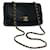 CHANEL Diana Matelasse Chain Shoulder Bag Lamb Skin Black CC Auth 69061A  ref.1320877