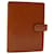 LOUIS VUITTON Nomad Leather Agenda MM Day Planner Cover Beige R20473 auth 68970  ref.1320881