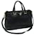 PRADA Tote Bag Leather 2way Black Auth tb1054  ref.1320907