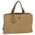 PRADA Hand Bag Nylon Beige Auth ti1597  ref.1320962