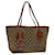 GUCCI GG Canvas Sherry Line Tote Bag Beige Pink Green 211971 auth 69644  ref.1320963