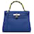 Kelly Hermès HERMES BolsosPiel Azul Cuero  ref.1321006