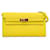 Kelly Hermès HERMES HandbagsLeather Yellow  ref.1321011