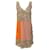 Autre Marque Moschino Cheap And Chic Pink / Taupe Lace Sleeveless Dress Beige Polyester  ref.1321051