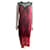 Diane Von Furstenberg Vestido de encaje rojo y negro con cuentas de DvF Roja  ref.1321072