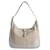 Hermès Trim shoulder bag large size Year 2002 White Beige Leather Cloth  ref.1321074