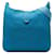 Hermès Blue Clemence Evelyne II TGM Leather Pony-style calfskin  ref.1321101