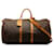 Louis Vuitton Brown Monogram Keepall Bandouliere 55 Cloth  ref.1321142