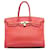 Hermès Clemence Birkin Retourne rosa 35 Cuero Becerro  ref.1321145