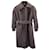 Miu Miu Houndstooth Belted Coat in Brown Wool  ref.1321183