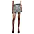 Red Valentino Schwarze Mini-Shorts mit Blumenstickerei - Größe UK 6 Baumwolle  ref.1321210