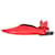 Céline Red lace-up mules - size EU 38 Leather  ref.1321218