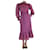 Sea New York Vestido midi estampado morado - talla UK 4 Púrpura Lana  ref.1321221