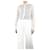 Dolce & Gabbana Weißes Hemd aus geblümter Spitze – Größe UK 12 Viskose  ref.1321236