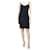 Chanel Black sleeveless midi slip dress - size UK 10 Rayon  ref.1321238
