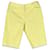 Chanel Shorts de ganga com logótipo CC No 5 Amarelo Algodão  ref.1321250