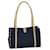 BURBERRY Blue Label Hand Bag Canvas Navy Auth ep3769 Navy blue Cloth  ref.1321272