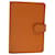 LOUIS VUITTON Epi Agenda PM Day Planner Couverture Orange Mandarin R2005H Authentification 69538 Cuir  ref.1321329