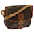 Céline CELINE Macadam Canvas Shoulder Bag PVC Brown Auth bs12757  ref.1321358