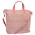 Prada Hand Bag Nylon 2way Pink Auth 69357  ref.1321392