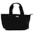 BURBERRY Nova Check Hand Bag Nylon Black Beige Auth bs12776  ref.1321400