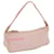 PRADA Accessory Pouch Canvas Pink Auth 68983 Cloth  ref.1321404