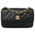 Chanel Quilted Lambskin 24K Gold Matelasse Crossbody Bag Black Cloth  ref.1321441