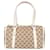 Gucci GG Monogram Handbag Beige Leather  ref.1321453