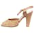 Maison Martin Margiela Brown cork open-toe sandal heels - size EU 40  ref.1321470
