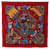 Sciarpa Hermès In Seta Persepolis Rossa Rosso Panno  ref.1321519