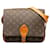Louis Vuitton Brown Monogram Cartouchiere GM Leather Cloth  ref.1321528
