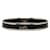 Hermès Hermes Black Caleche Bracelete Esmaltado Estreito Preto Metal Esmalte  ref.1321534