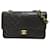 Chanel Black Medium Classic Lambskin Double Flap Leather  ref.1321537