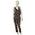 Mono de seda sin mangas Thakoon Addition estampado negro y rosa Talla 2 Multicolor