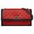 Timeless Logo Chanel CC Rosso Pelle  ref.1321817