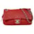 Classique Chanel Timeless Cuir Rouge  ref.1321852