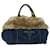 PRADA Canapa GM Hand Bag Denim Blue Auth 69063 Cloth  ref.1321923