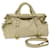 Miu Miu Hand Bag Leather 2way Beige Auth bs13028  ref.1321935