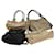 Coach Signature Backpack Shoulder Bag Canvas nylon 4Set Beige Black Auth yk11148 Multiple colors  ref.1321986