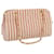CHANEL Matelasse Chain Shoulder Bag Canvas White Red CC Auth 69059SA Cloth  ref.1322018