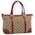 GUCCI GG Canvas Tote Bag Beige Red 257069 auth 69451  ref.1322046