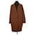Soeur Wool coat Brown  ref.1322149