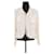 Chanel Veste de tailleur en coton Blanc  ref.1322159