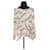 La Prestic Ouiston Silk wrap blouse Cream  ref.1322166