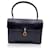 Gucci Vintage cuero negro Lucite detalle bolso Satchel  ref.1322218