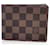 Louis Vuitton Brown Damier Ebene Canvas Multiple Bifold Wallet Cloth  ref.1322224