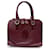 Cartier Vintage Burgundy Leather Satchel Bag Handbag Dark red  ref.1322226