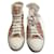 sneakers Saint Laurent en tweed Cuir Multicolore  ref.1322236